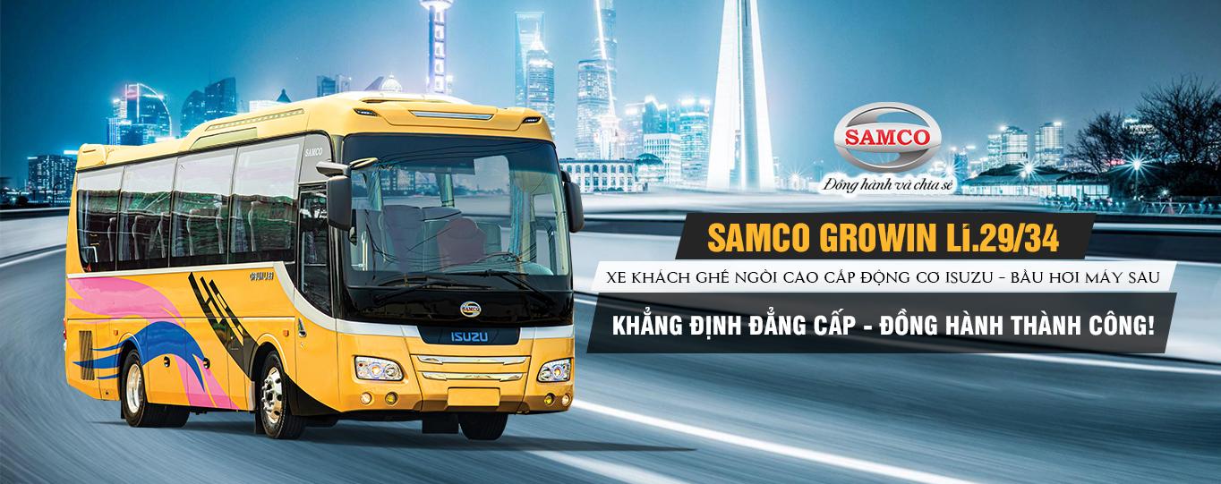 KHÁM PHÁ DÒNG XE KHÁCH SAMCO GROWIN 29/34 CHỖ NGỒI