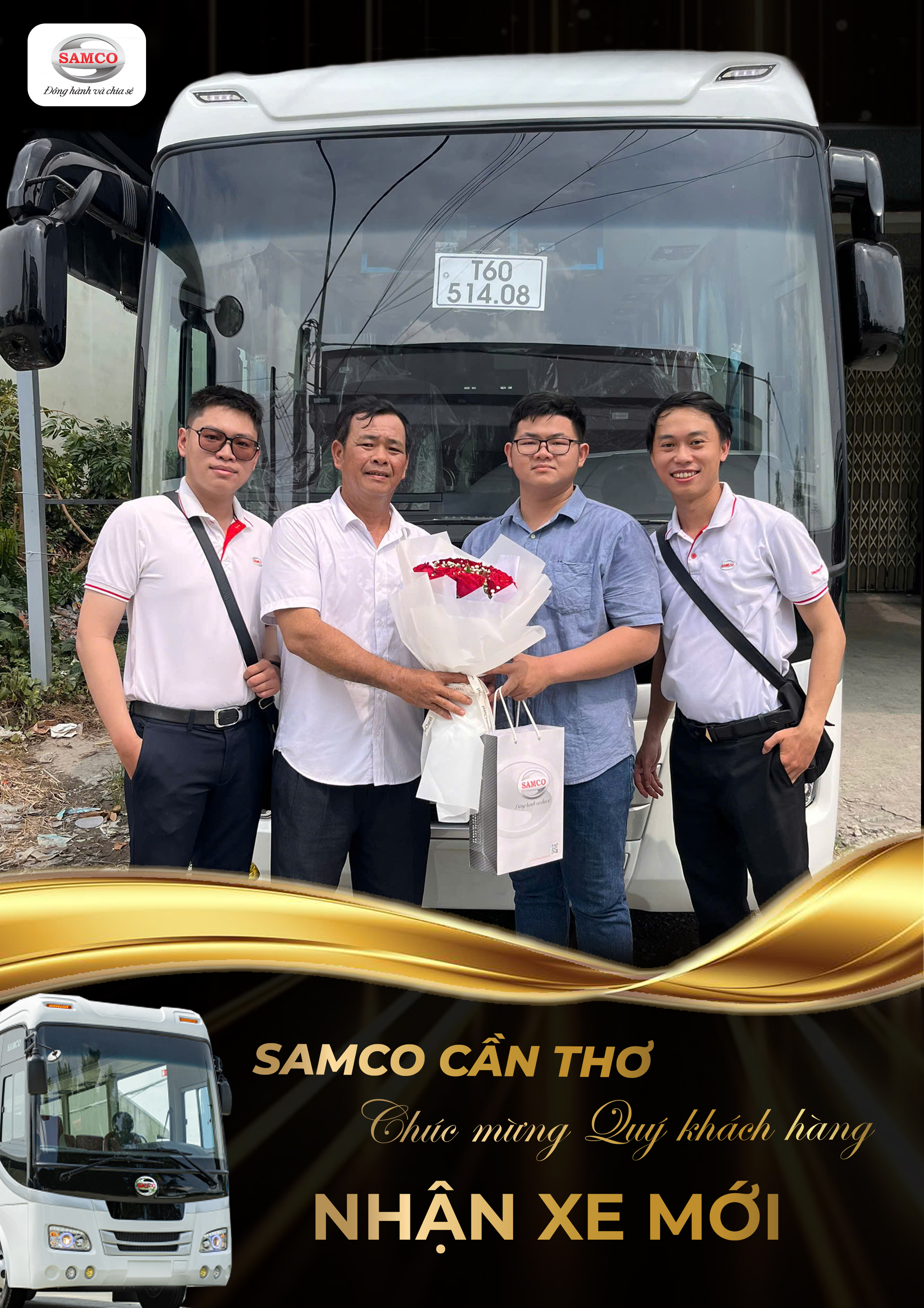 SAMCO CẦN THƠ BÀN GIAO XE SAMCO ALLERGO SI VỀ TỈNH HẬU GIANG